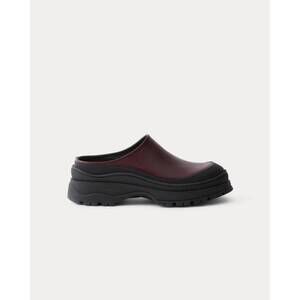 NEW RACHEL COMEY women's barla leather mules in cherry